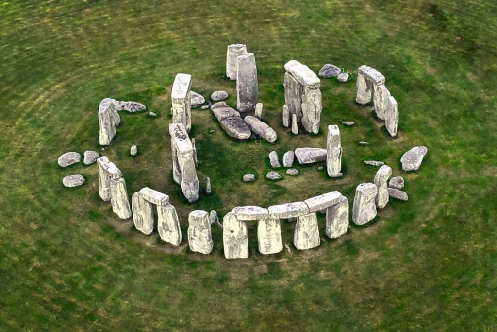 Stonehenge von oben