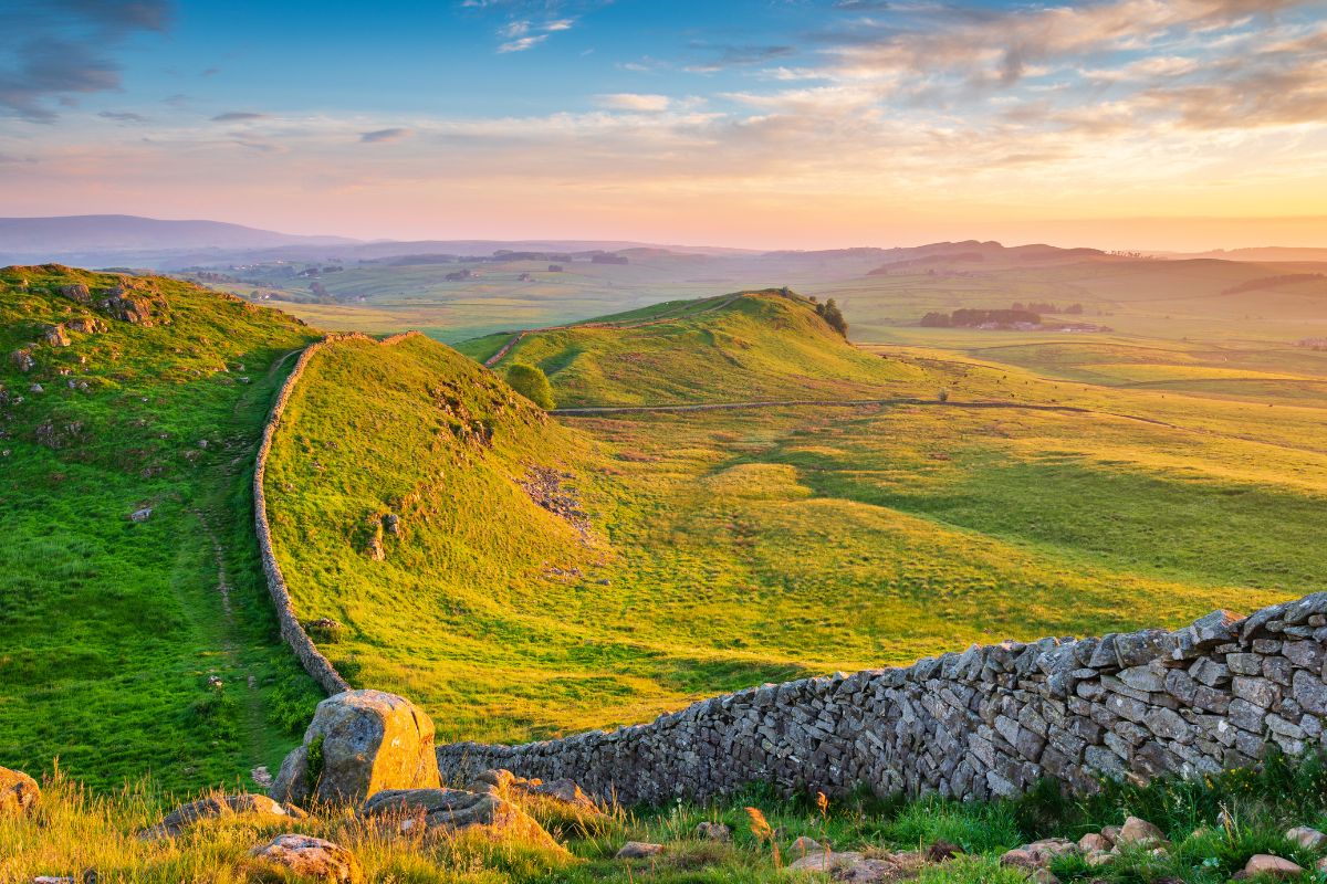 Hadrians Wall römische Mauer Nordengland