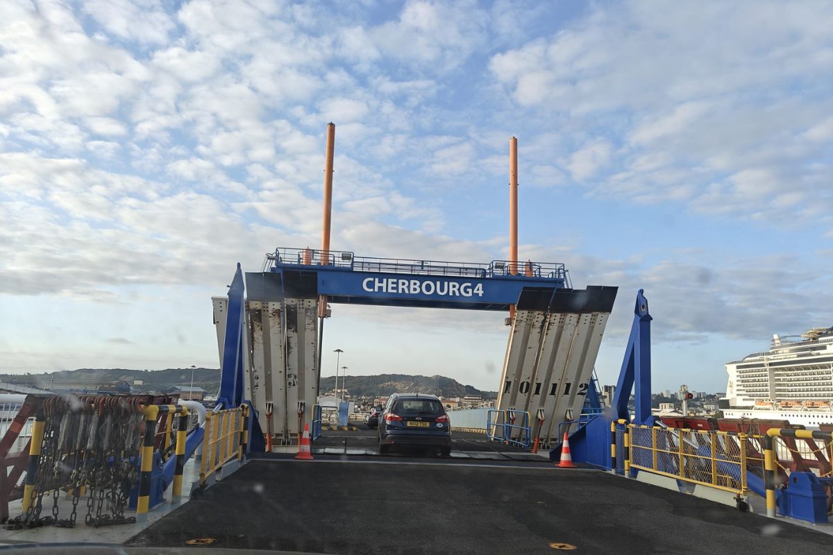 Brittany Ferries Hafen von Cherbourg