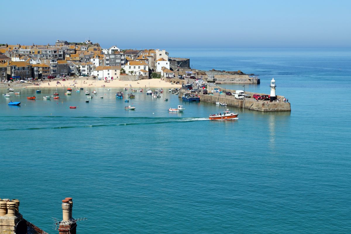 St Ives Cornwall Hafen Sehenswürdigkeiten England